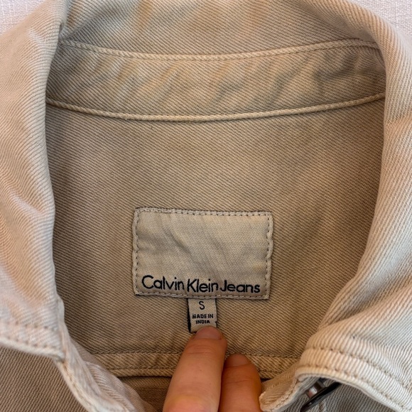 Calvin Klein jeans sleeveless dress khaki, size small - Picture 2 of 6